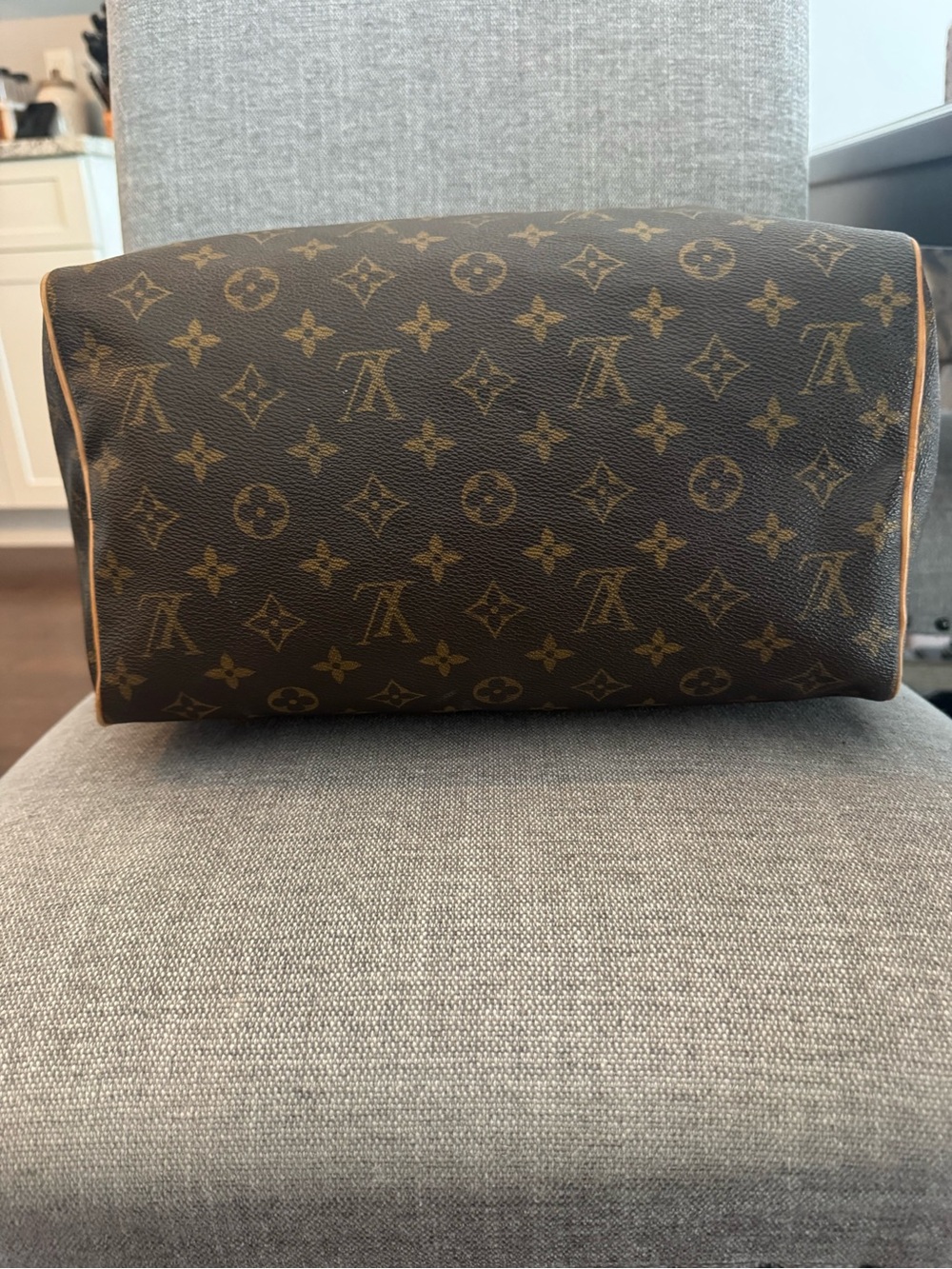 Louis Vuitton Speedy 30 Monogram Canvas Handbag SD4007 w/ Lock & Key - Picture 13 of 16